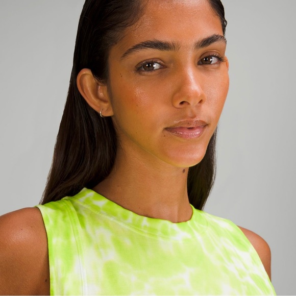 Lululemon All Yours Crop Tank Tie Dye MAR9 Size 8 - Picture 4 of 10